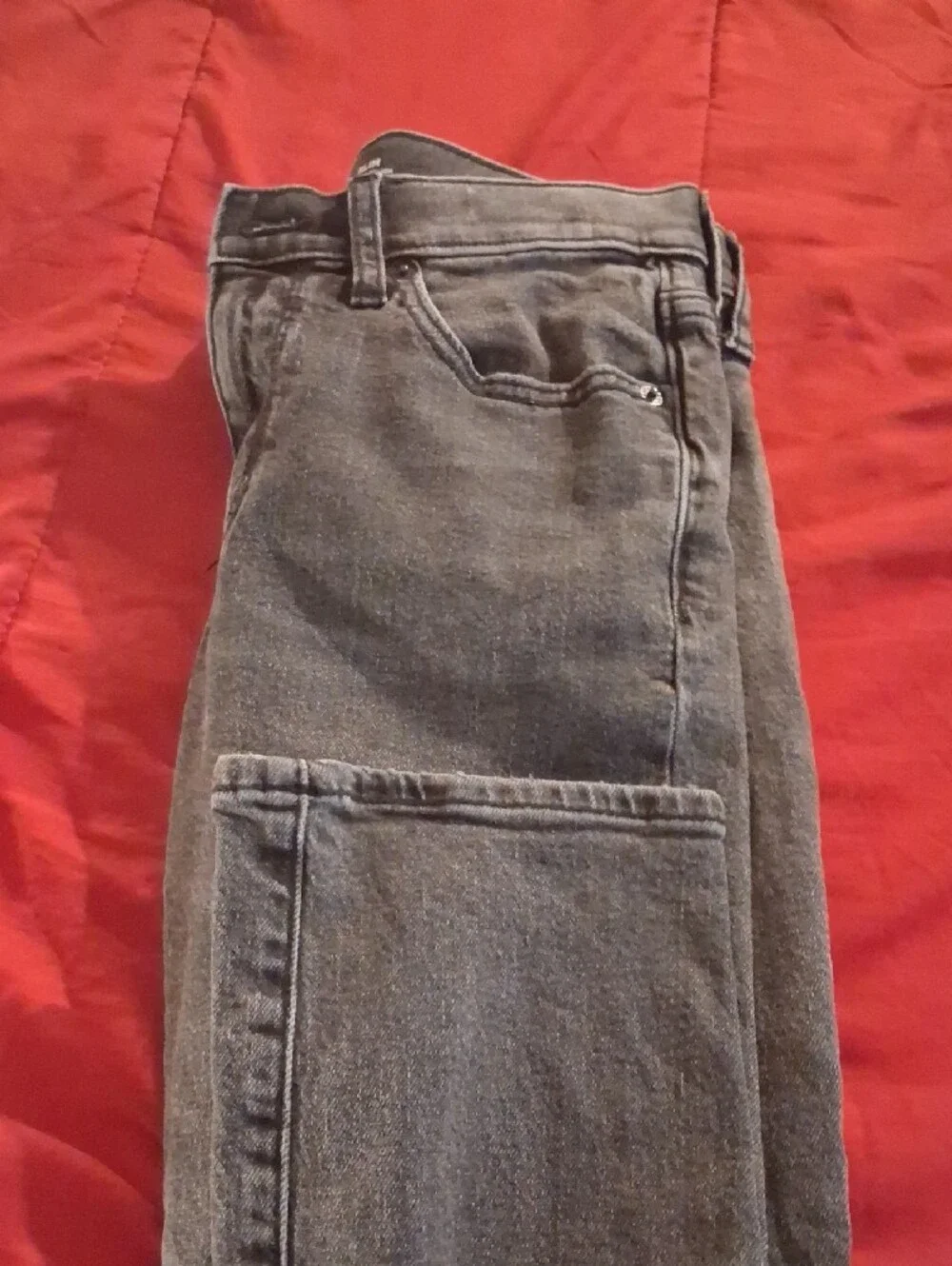 Old Navy Slim High-Rise Charcoal Gray Jeans